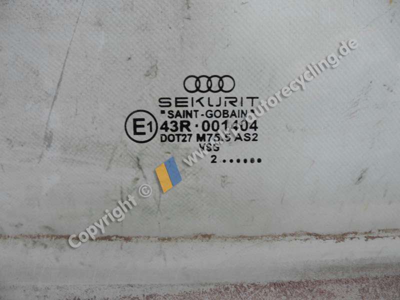 Audi A8 4E BJ2002 Tüerscheibe hinten links Doppelverglasung